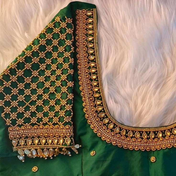 Custom bridal blouse design by AARI TRENDZ